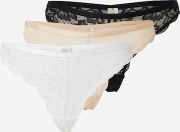 Dorina String i beige: framsida