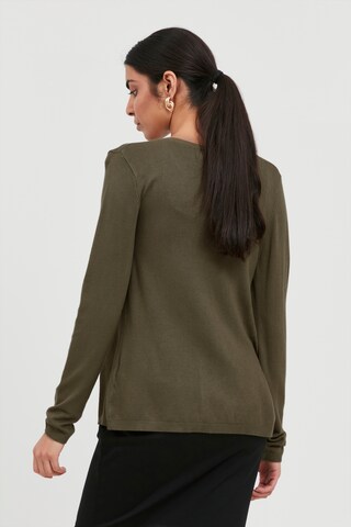 ICHI Knit cardigan 'Ihmafa' in Green