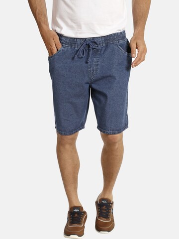 Jan Vanderstorm Loose fit Pants in Blue: front