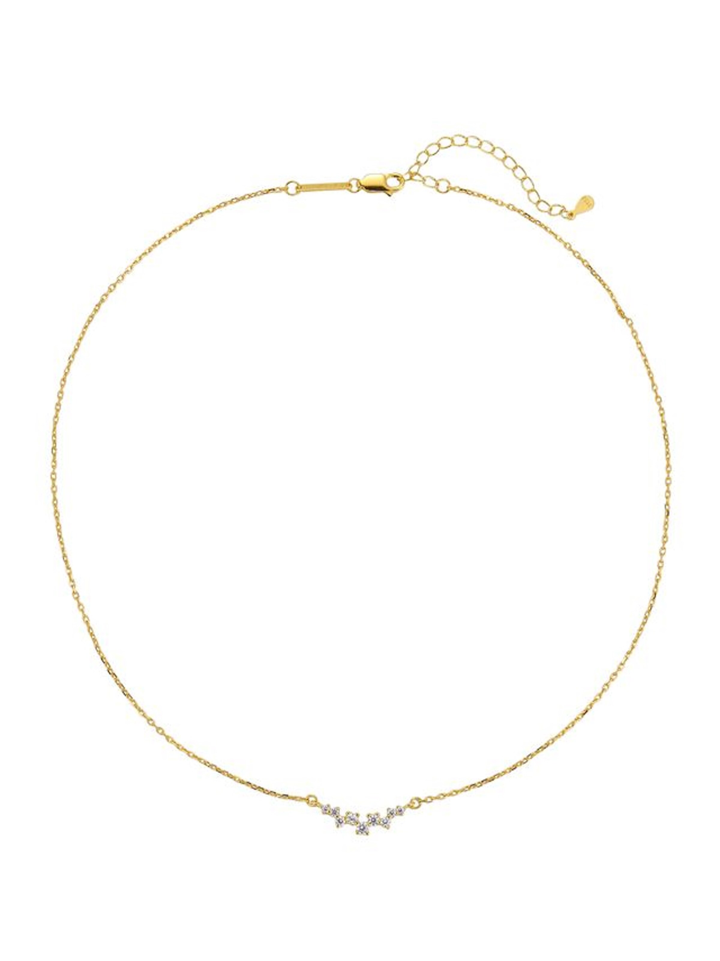 Hey Happiness Ketting 'Lumi Line' in Goud: voorkant