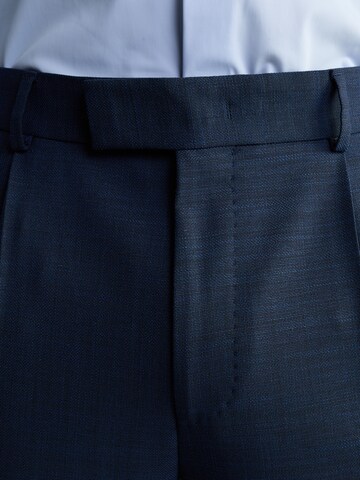 JOOP! Slim fit Pleat-Front Pants 'Bennet' in Blue