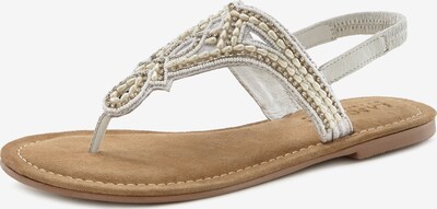 LASCANA T-Bar Sandals in Cream, Item view
