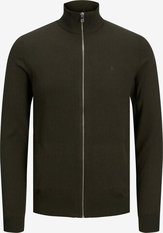 JACK & JONES Kardigán 'Emil' - zöld: elől