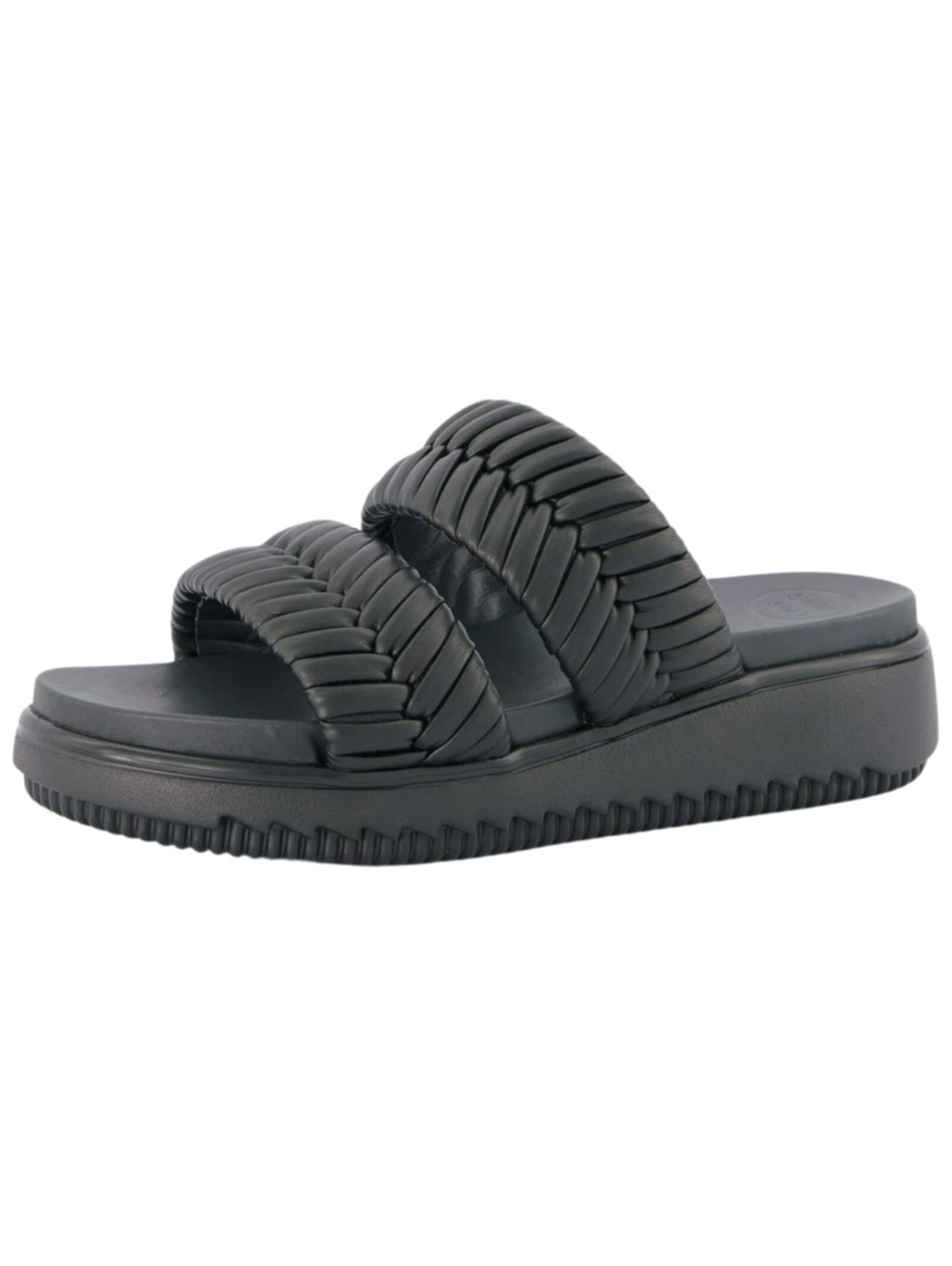 Paul Green Pantolette in Schwarz: Vorderseite