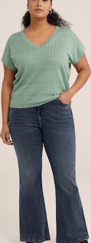 Pull-over WE Fashion en vert