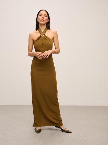 ORIMEI by Victoria Swarovski - Vestido de festa em verde: frente