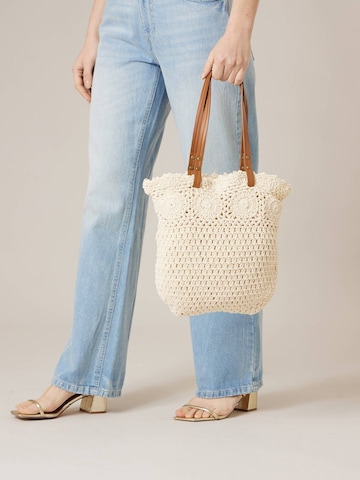 Sac de plage 'Maeli' Deeluxe en blanc