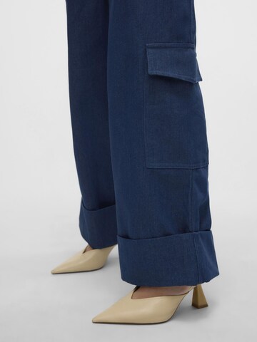 VERO MODA Wide Leg Hose 'CARLA' in Blau