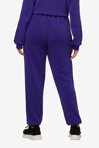 Ulla Popken Tapered Pants in Purple