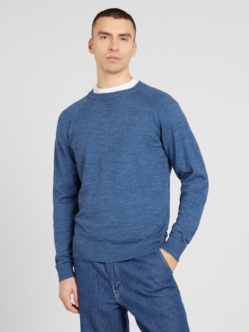 JACK & JONES Sweater 'MILES' in Blue: front