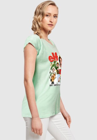 ABSOLUTE CULT Shirt 'Elf - Collage' in Groen