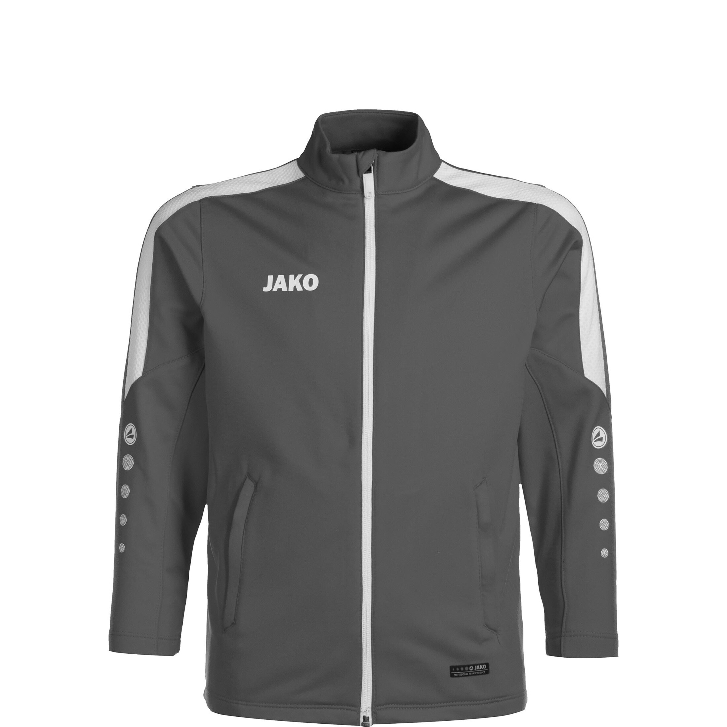 JAKO Sportjacke in Grau: Vorderseite