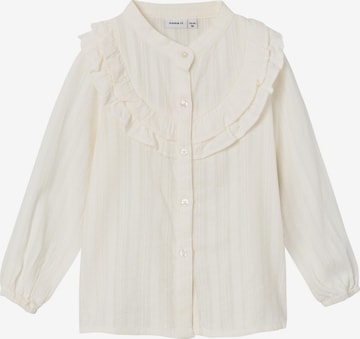 Camicia da donna di NAME IT in beige: frontale