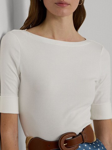 Lauren Ralph Lauren Μπλουζάκι 'Judy' σε λευκό
