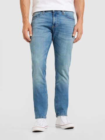 Tommy Jeans Regular Jeans 'SCANTON SLIM' in Blauw: voorkant