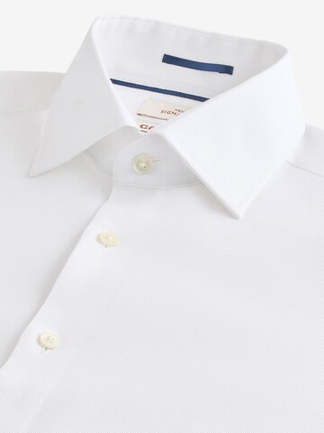 Next Slim fit Overhemd 'Canclini' in Wit