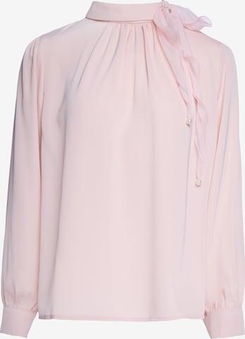 faina - Blusa 'GLOW' em rosa: frente
