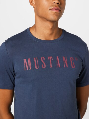 MUSTANG T-shirt 'Alex' i blå