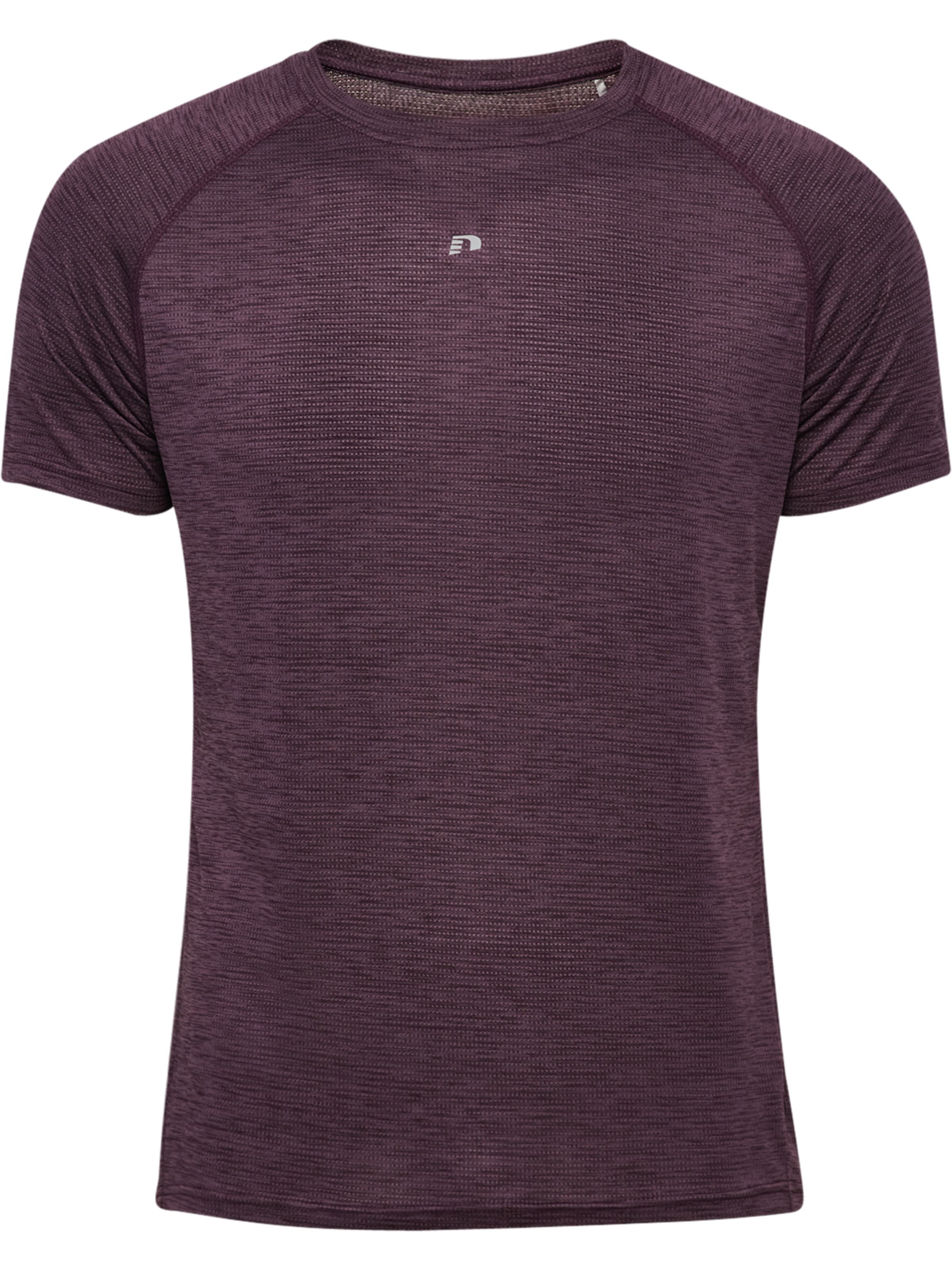Newline T-Shirt in Lila: Vorderseite