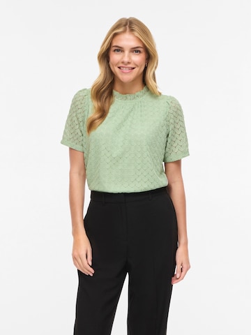 VILA Блуза 'VIMOKA' в зелено: отпред