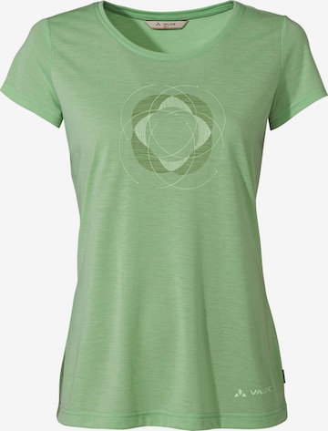 VAUDE Functioneel shirt 'Skomer ' in Groen: voorkant
