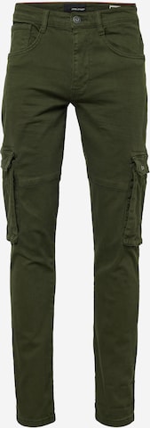 Regular Jeans cargo BLEND en vert : devant