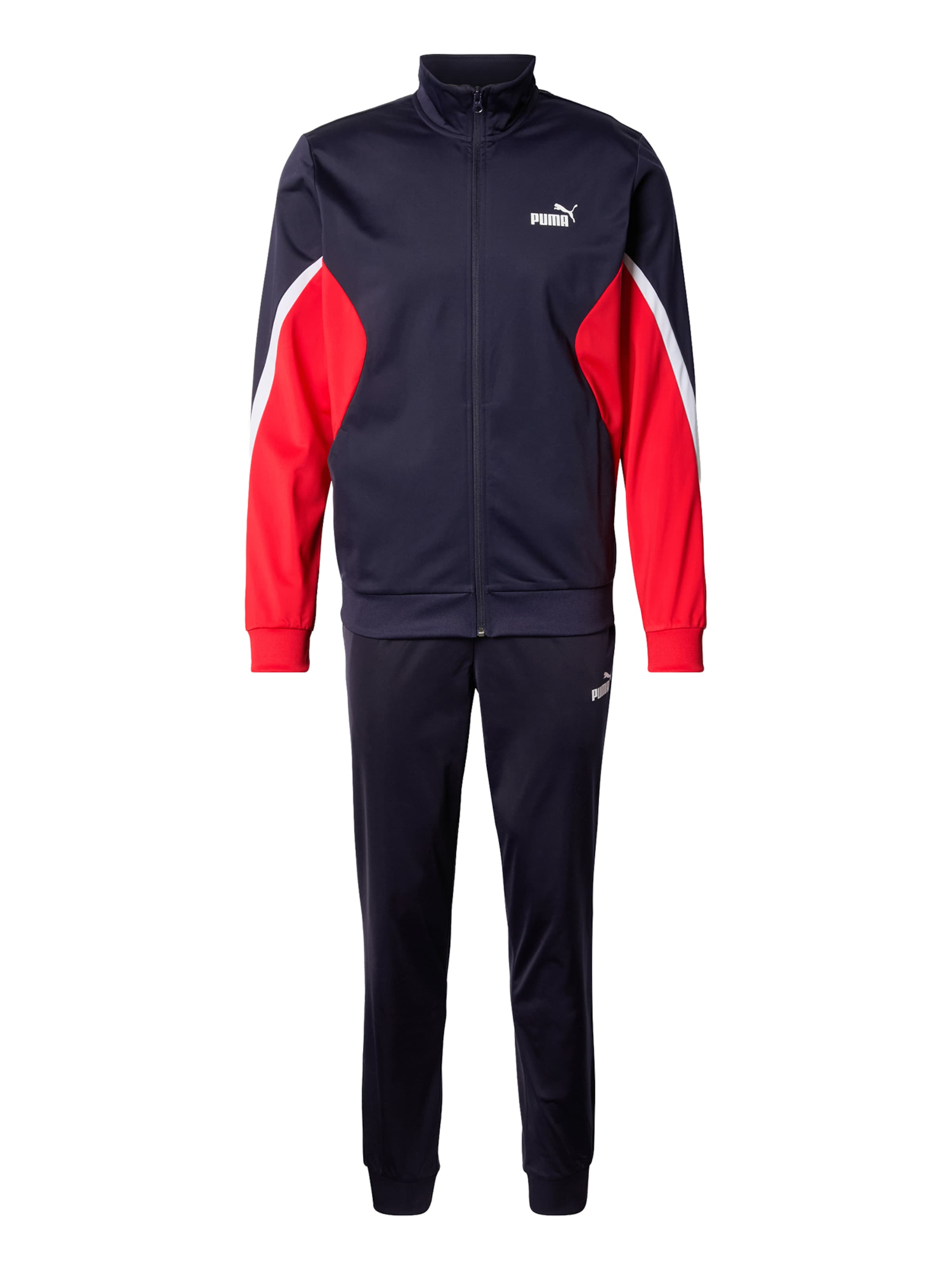 PUMA Tracksuit 'ESS' in Navy / Red / White, Item view