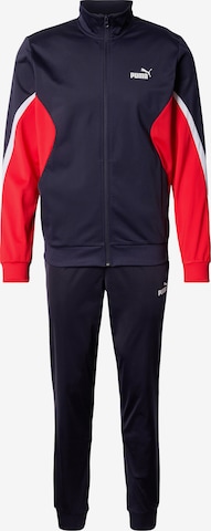 PUMA Trainingsanzug 'ESS' in Blau: Vorderseite