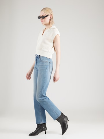 Vestă tricotată de la Calvin Klein Jeans pe bej