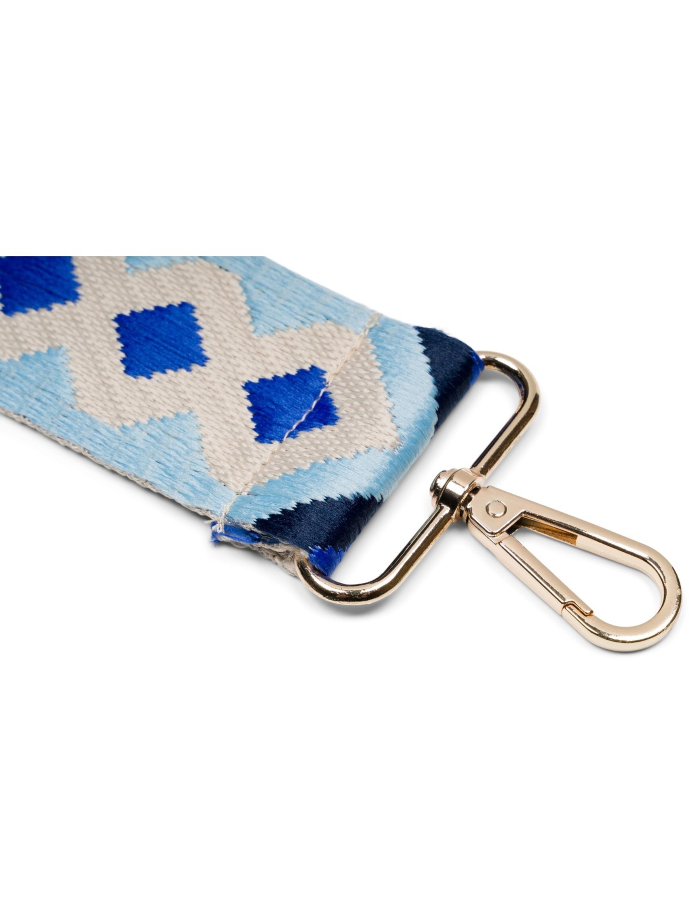 styleBREAKER Taschenzubehör 'Wechsel Taschengurt Ethno Muster bunt'‌‌‌ in Blau