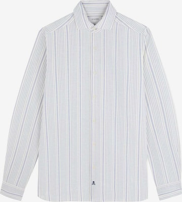 Scalpers Regular fit Button Up Shirt in White: front