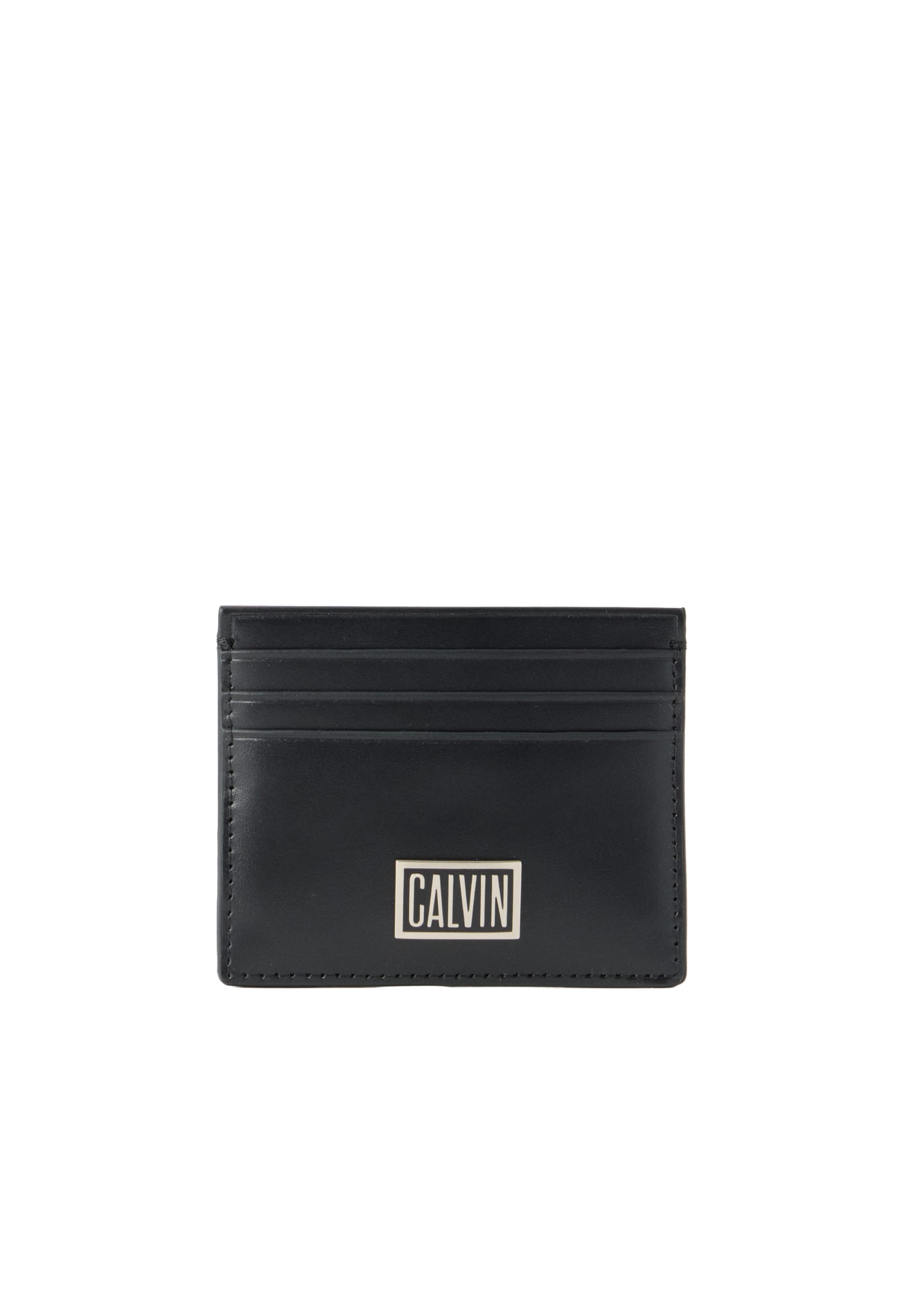 Calvin Klein Kartenetui in Schwarz: Vorderseite