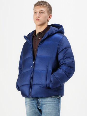 JACK & JONES Зимняя куртка 'JORNORREBRO' в Синий