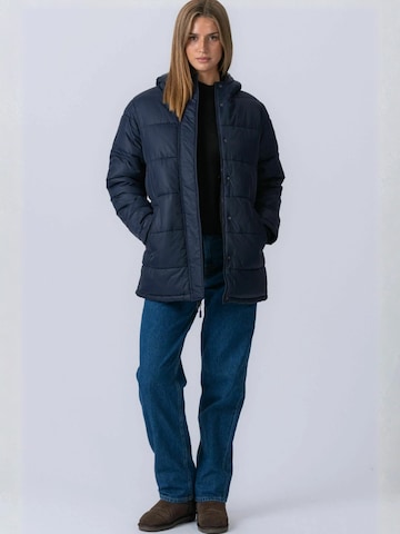 Veste d’hiver ' Long Puffer ' TEESHOPPEN en bleu