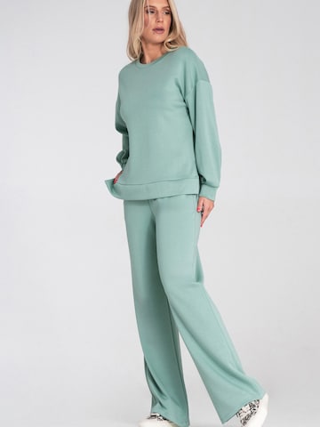 Sweat-shirt 'M1203' Figl en vert