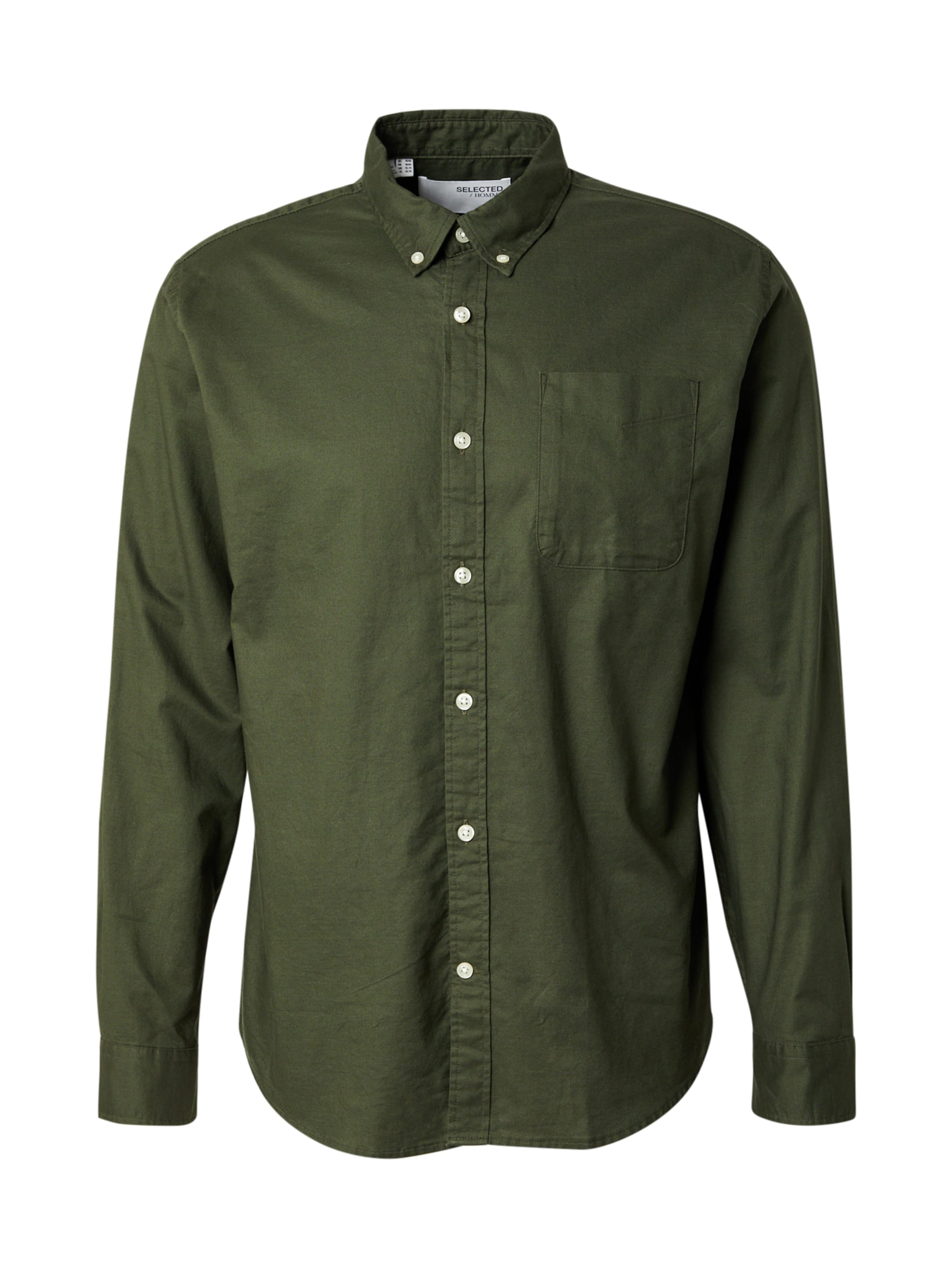 SELECTED Regular fit Ing 'SLHRMAT' - zöld: elől