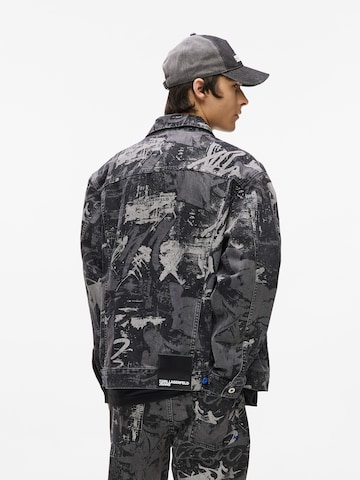 KARL LAGERFELD JEANS Φθινοπωρινό και ανοιξιάτικο μπουφάν σε μαύρο