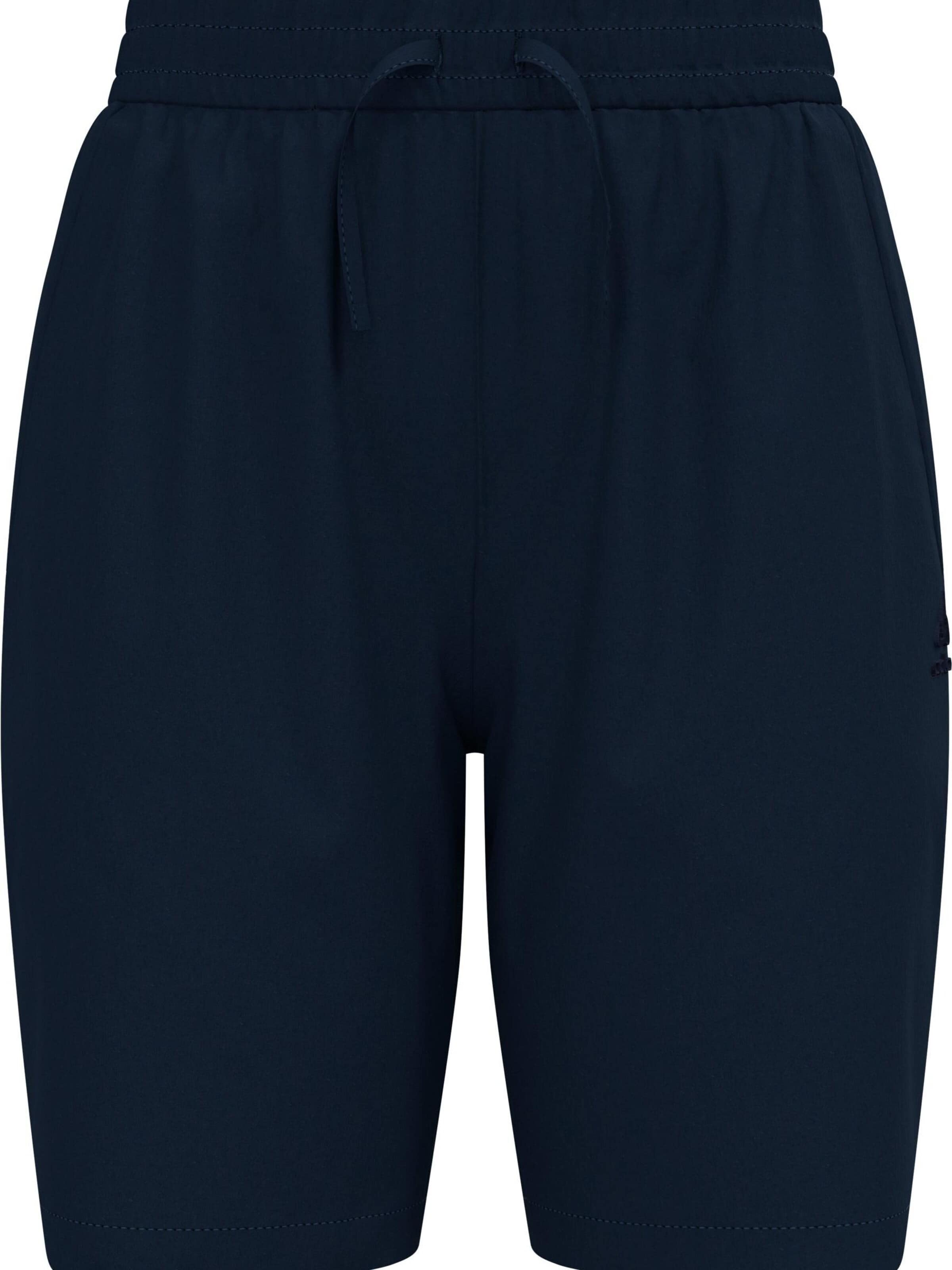 ODLO Workout Pants 'ESSENTIAL' in Blue: front