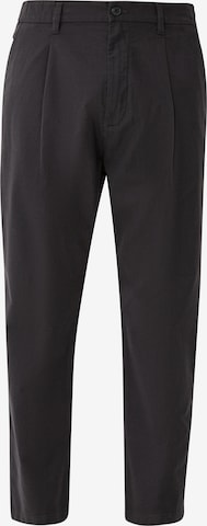 Regular Pantalon à pince s.Oliver en gris : devant