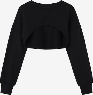 NAME IT Sweatshirt in Black: front