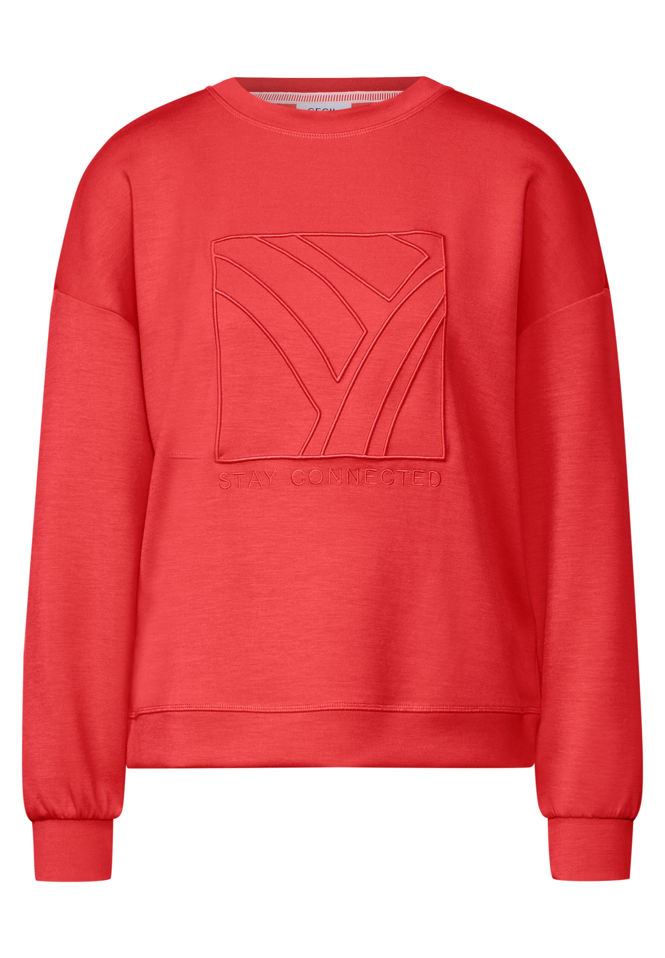CECIL Sweatshirt in Rot: Vorderseite