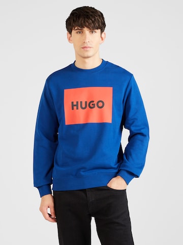 HUGO Red Sweatshirt 'Duragol' in Blau: predná strana