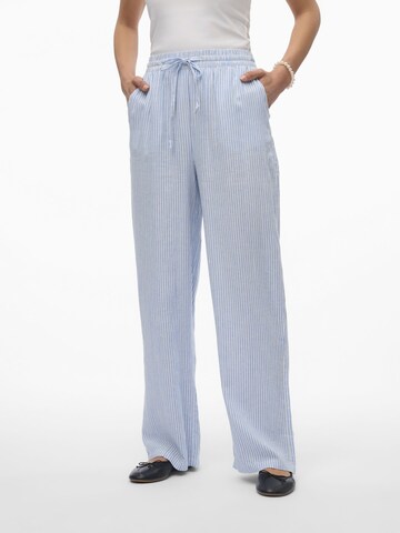 Wide Leg Pantalon 'LINN' VERO MODA en bleu : devant