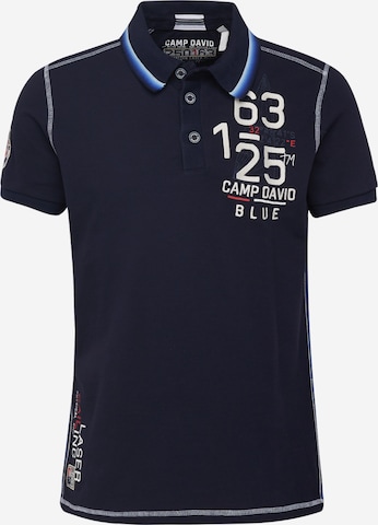 CAMP DAVID Shirt in Blue: front