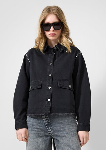 Veste mi-saison QS en noir : devant