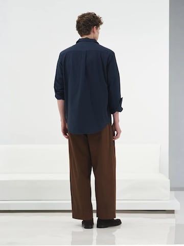 Coupe regular Chemise Giesto en bleu