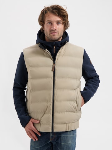 Travelin Vest i brun: forside