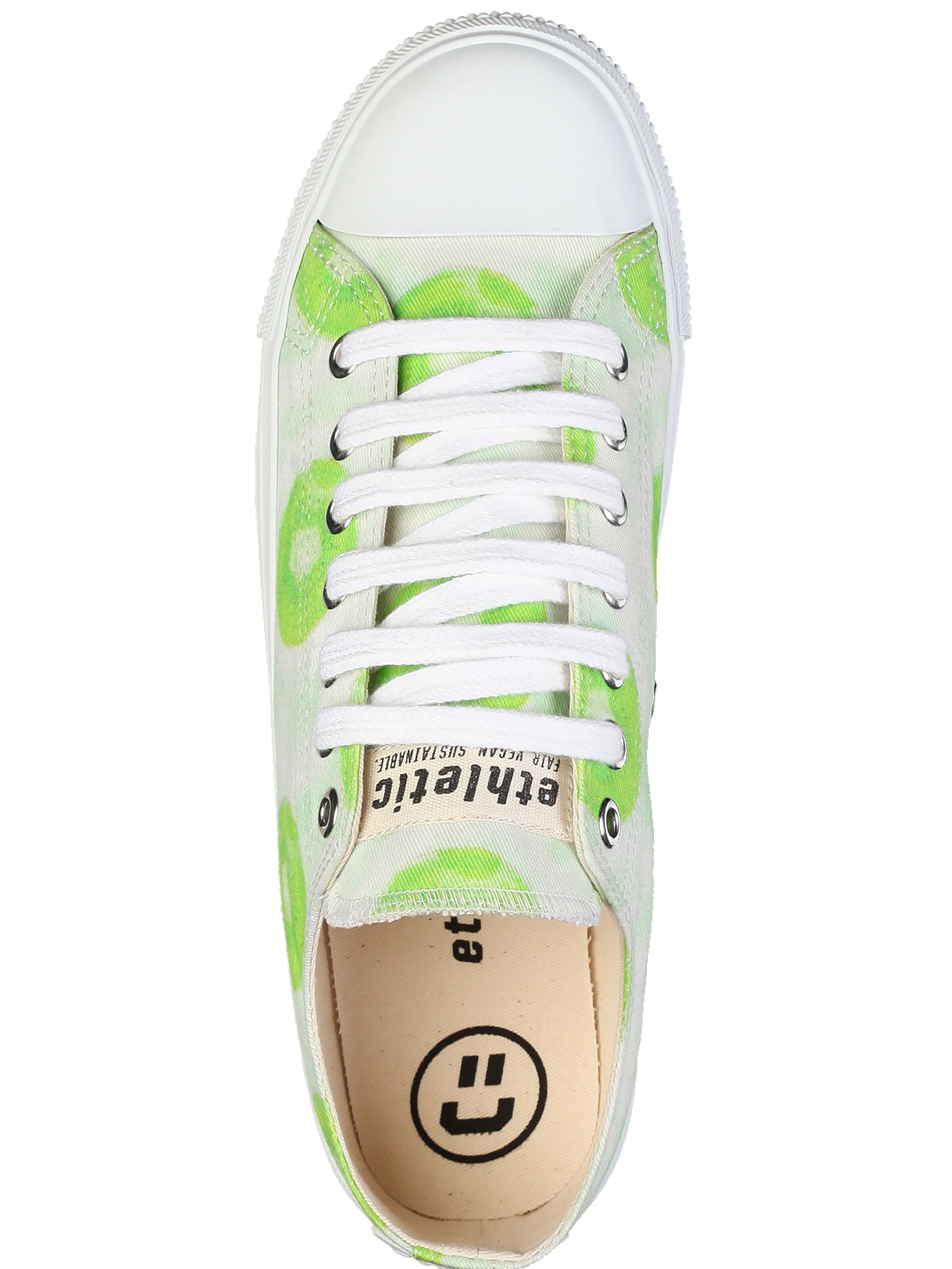 Frauen Sneaker Ethletic Sneaker 'Fair Trainer White Cap Low Cut' in Grün - FU68605 Frauen Sneaker Ethletic Sneaker 'Fair Trainer White Cap Low Cut' in Grün - FU68605