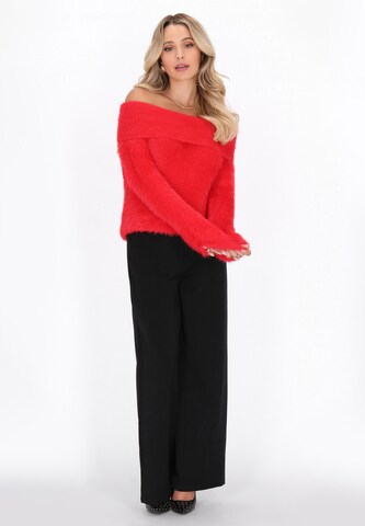 Pull-over faina en rouge