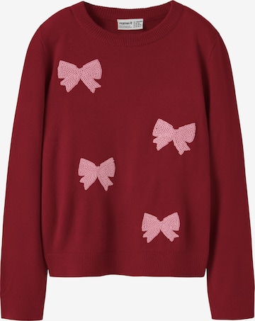 NAME IT Pullover 'NKFRalle' in Rot: Vorderseite